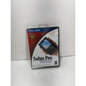 DeLORME Souls Pro 2.0 Mapping CD Software For Palm OS‎ Handheld For PDA Sealed!
